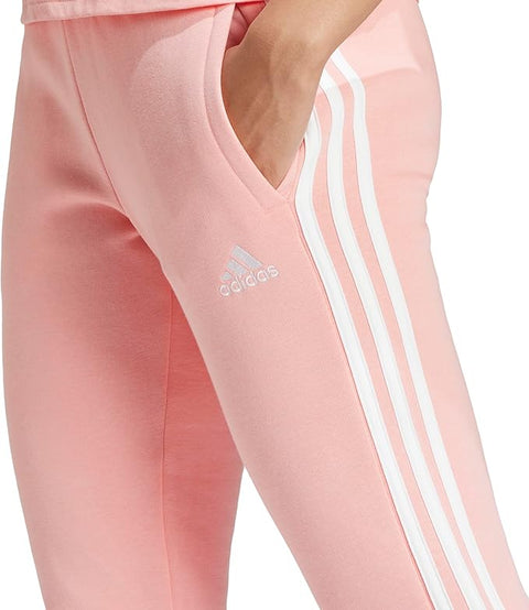 Adidas Women's Coral Essentials 3-Stripes Fleece Sweatpants | Adidas In Lebanon