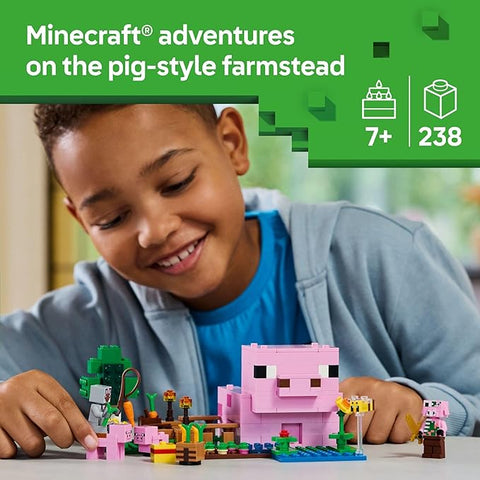 Lego Minecraft The Baby Pig House Toy Figures and Playset | Lego In Lebanon