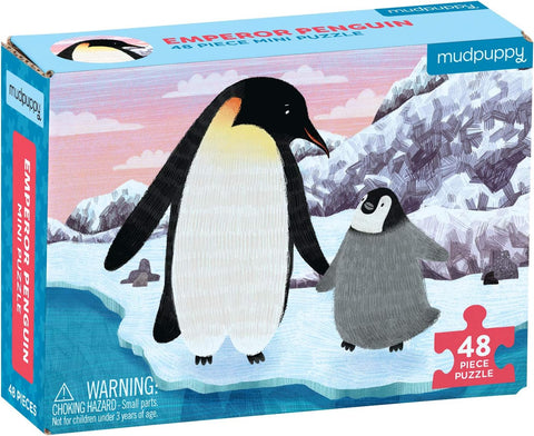 Mudpuppy Emperor Penguin Mini Puzzle, 48 Pieces | Mudpuppy In Lebanon