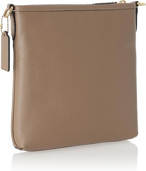 Coach Women's Beige Crossgrain Leather Kitt Crossbody |Coach In Lebanon