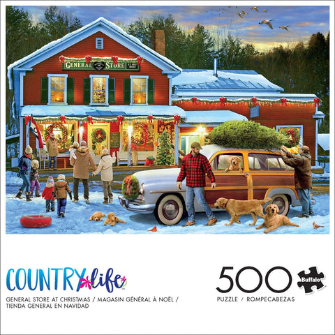 Buffalo Games Greg Giordano General Store at Christmas 500 Piece Jigsaw Puzzle |Buffalo Games In Lebanon