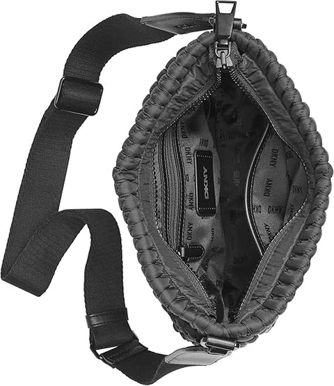 DKNY Women's Black Mack Nylon Crossbody Bag | DKNY In Lebanon