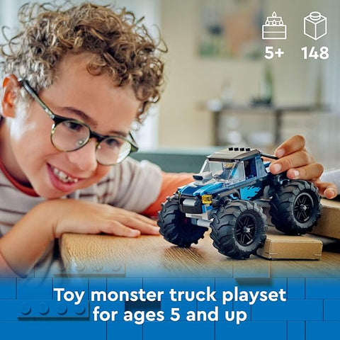 Lego City Blue Monster Truck Off-Road Toy | Lego In Lebanon
