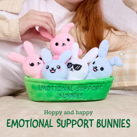 Relatable Emotional Support Bunnies Plush |Relatable In Lebanon