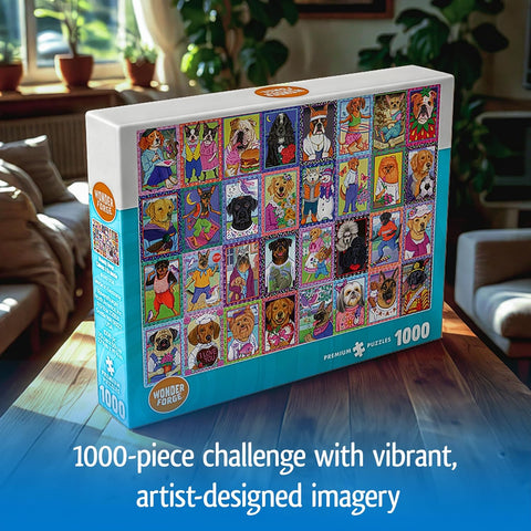 Wonder Forge Dandy Dogs 1000 Piece Jigsaw Puzzle | Wonder Forge In Lebanon