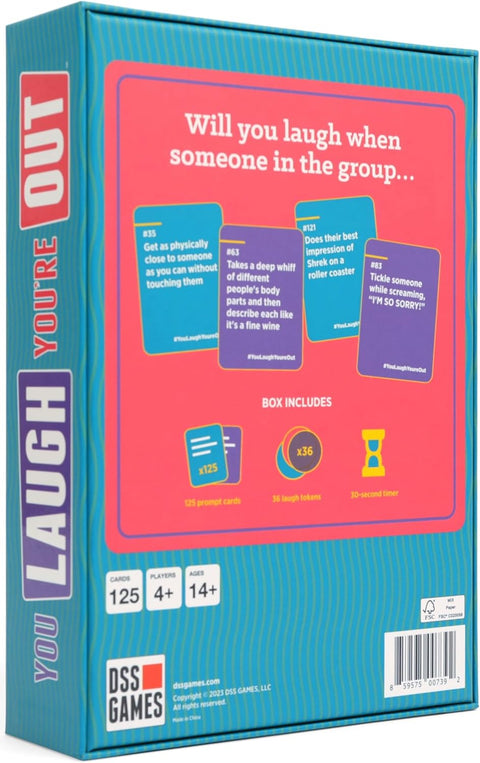 DSS Games You Laugh You're Out A Party Card Game |DSS Games In Lebanon