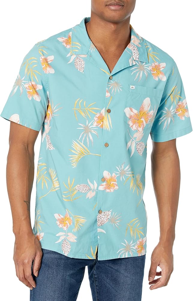 Quiksilver Men's Multicolor Tropical Floral Woven Top Shirt |Quiksilver In Lebanon