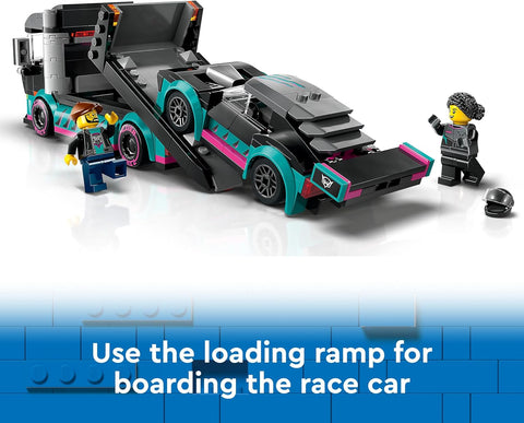 Lego City Race Car and Car Carrier Truck Toy|Lego In Lebanon