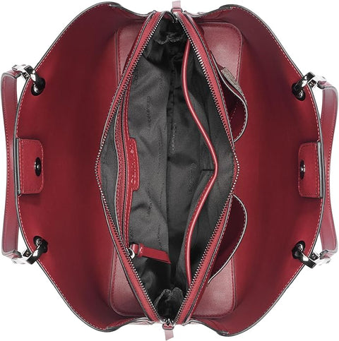 Calvin Klein Women's Burgundy Garnet Triple Compartment Tote Bag | Calvin Klein In Lebanon