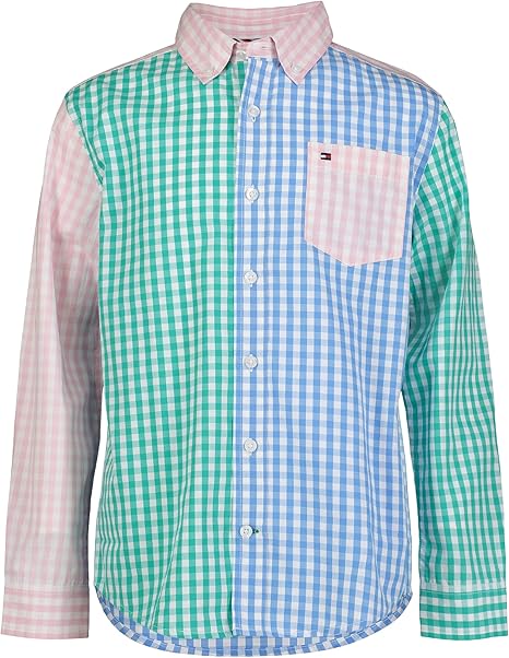 Tommy Hilfiger Boy's Multicolor Long Sleeve Woven Button-Down Shirt |Tommy Hilfiger In Lebanon