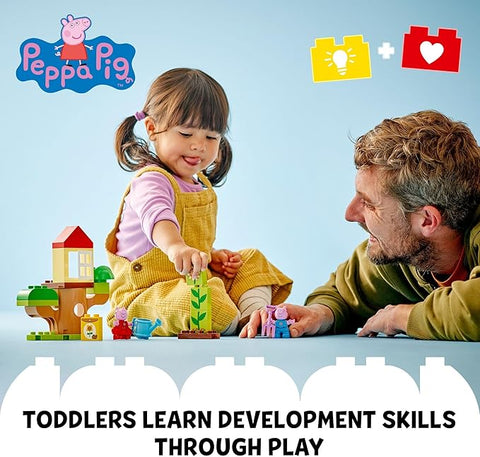 LEGO DUPLO Peppa Pig Garden and Tree House Toddler Toy with 2 Figures | LEGO In Lebanon