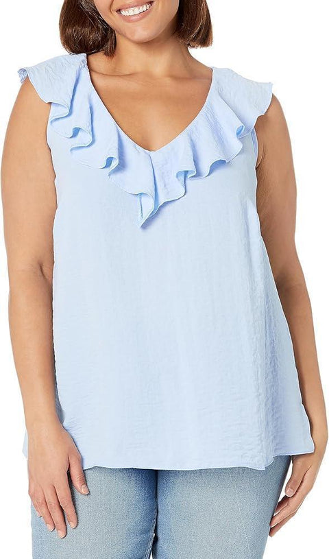 Evans Women's Light Blue Vest AMZ15