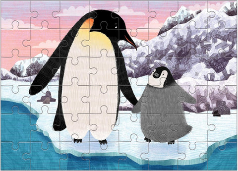Mudpuppy Emperor Penguin Mini Puzzle, 48 Pieces | Mudpuppy In Lebanon