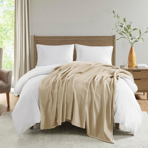 Madison Park Beige King Liquid Cotton Luxury Blanket | Madison Park In Lebanon