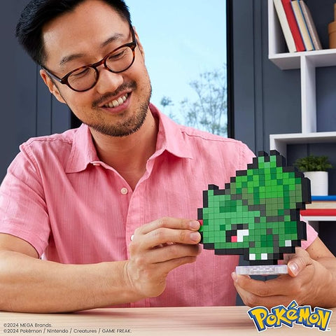 Pokemon Bulbasaur Pixel Art Building Toy Set | Pokemon In Lebanon