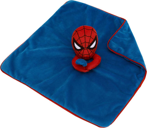 Marvel Spiderman Blue and Red Super Soft Security Baby Blanket | Marvel In Lebanon