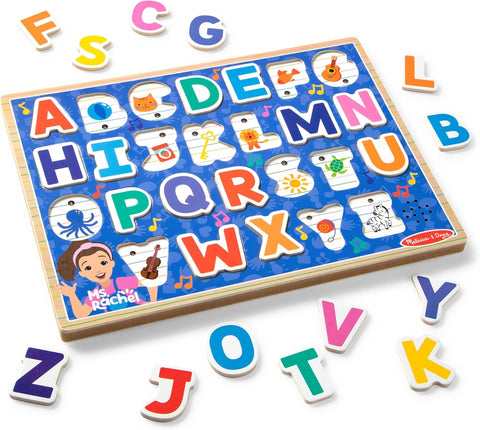 Melissa & Doug Ms. Rachel Wooden Phonics Alphabet Light-Activated Sound Effects Puzzle | Melissa & Doug In Lebanon
