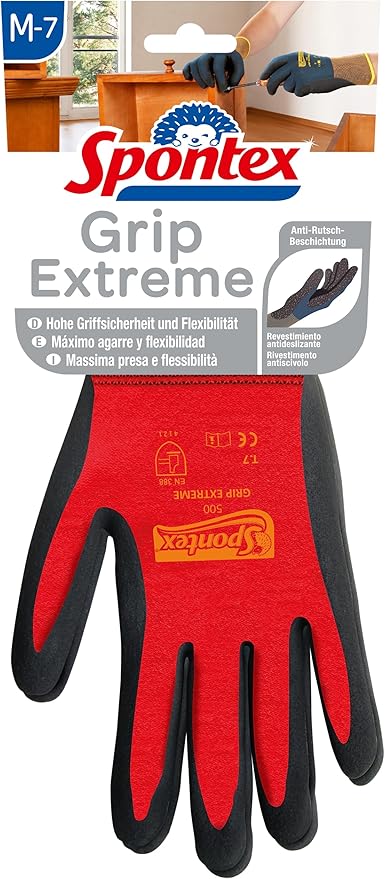 Spontex Red Grip Extreme Gloves | Spontex In Lebanon