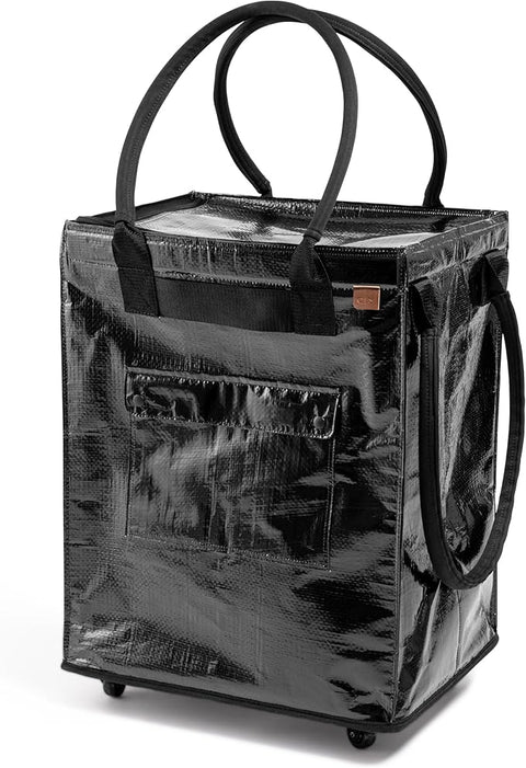 CleverMade Black Rolling Laundry Hauler | CleverMade In Lebanon