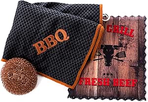 Rezi Black  BBQ Cleaning Set Premium 3pcs   | Rezi in Lebanon