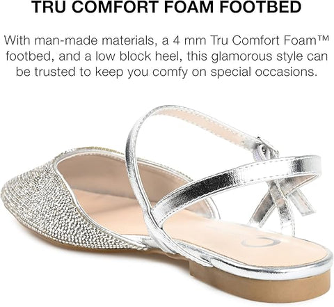 Journee Collection Women's Silver Nysha Sandal |Journee Collection In Lebanon