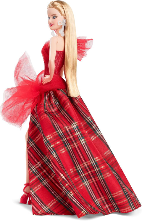 Mattel Barbie Signature Doll 2024 Holiday Blonde Fashion Doll Wearing Gown Figure | Mattel In Lebanon