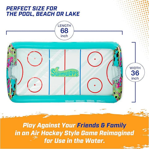 SwimWays Hydro Hockey Inflatable Water Floating Table Hockey Set | SwimWays In Lebanon