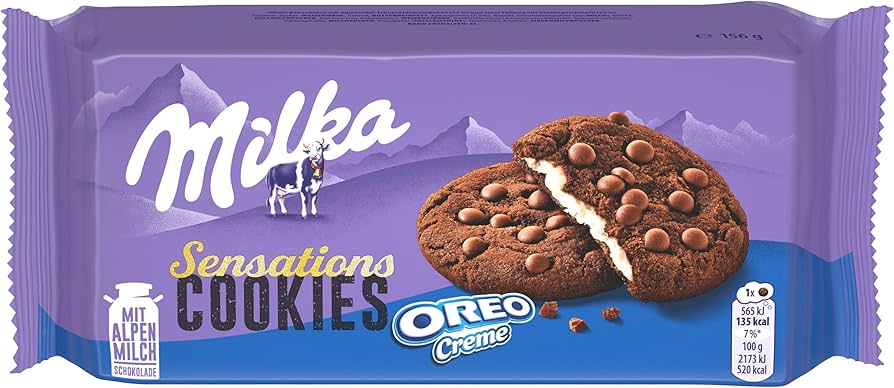 Milka Sensations Cookies Oreo Cream 156g | Milka In Lebanon