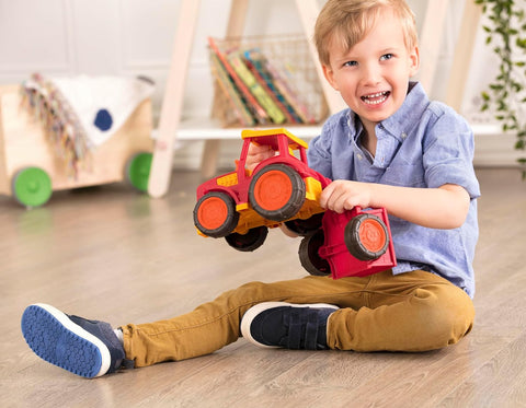 Battat Wonder Wheels  Red Toy Tractor and Trailer Farm Toys |  Battat In Lebanon