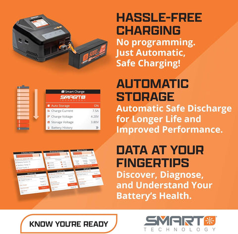 Spektrum Smart 1400mAh 2S 7.4V Smart G2 30C LiPo|Spektrum In Lebanon