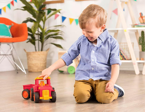 Battat Wonder Wheels  Red Toy Tractor and Trailer Farm Toys |  Battat In Lebanon