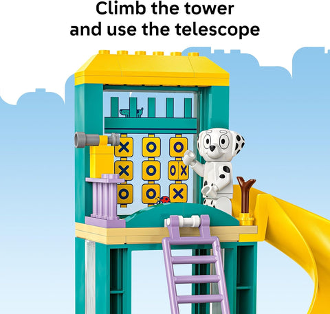 Lego Bluey Playground Fun with Bluey and Chloe Sensory Building Blocks|Lego In Lebanon