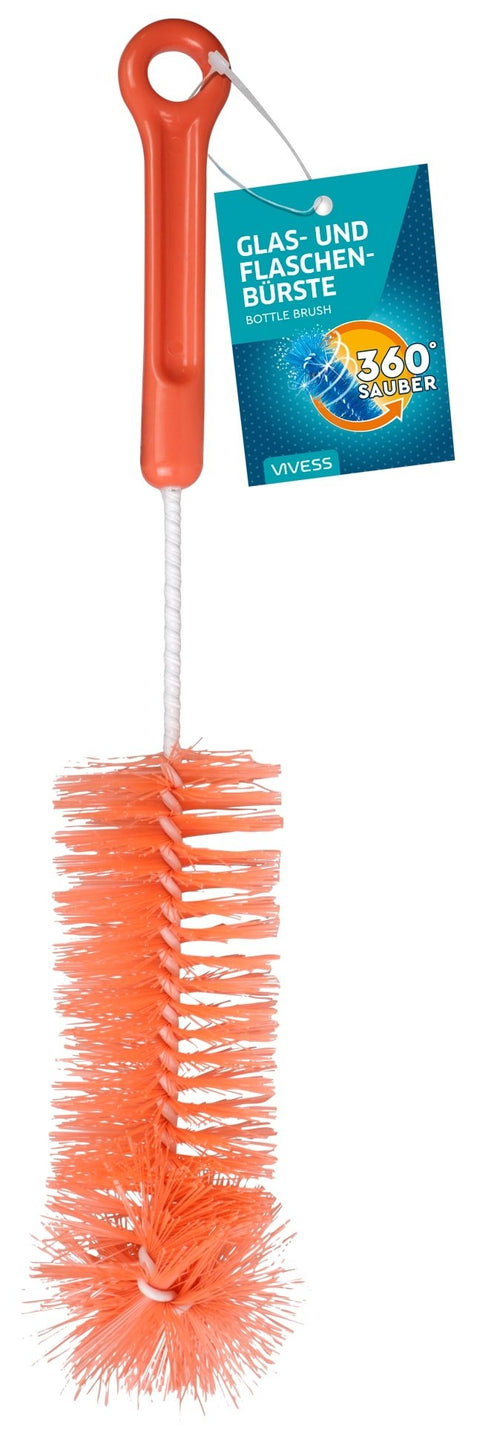 Vivess Orange Glass, Bottle Brush 360ْ | Vivss In Lebanon