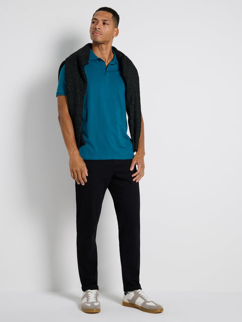 Sinsay Men's Petrol Deep Polo T-Shirt | Sinsay in Lebanon