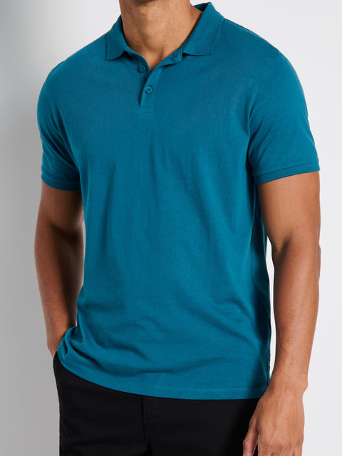 Sinsay Men's Petrol Deep Polo T-Shirt | Sinsay in Lebanon