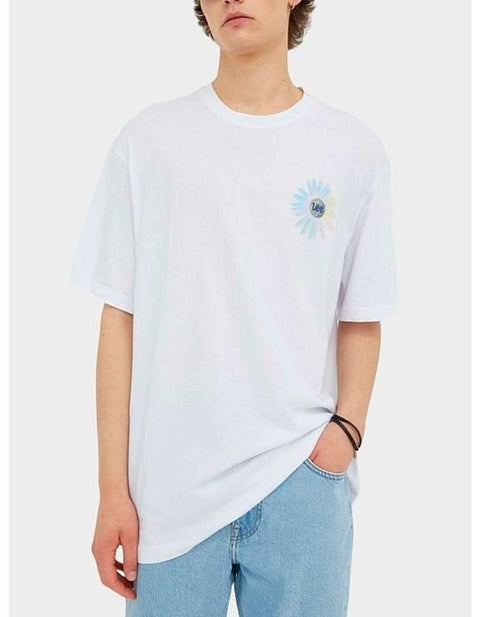 Lee Men's White Floral T-shirt | Lee In Lebanon