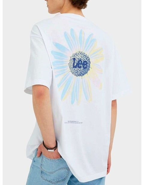 Lee Men's White Floral T-shirt | Lee In Lebanon