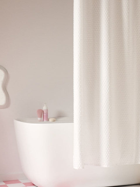 Sinsay White Shower Curtain 180x200cm | Sinsay In Lebanon