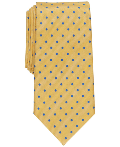 Club Room Men's Yellow Wyers Dot Tie | Club Room In Lebanon