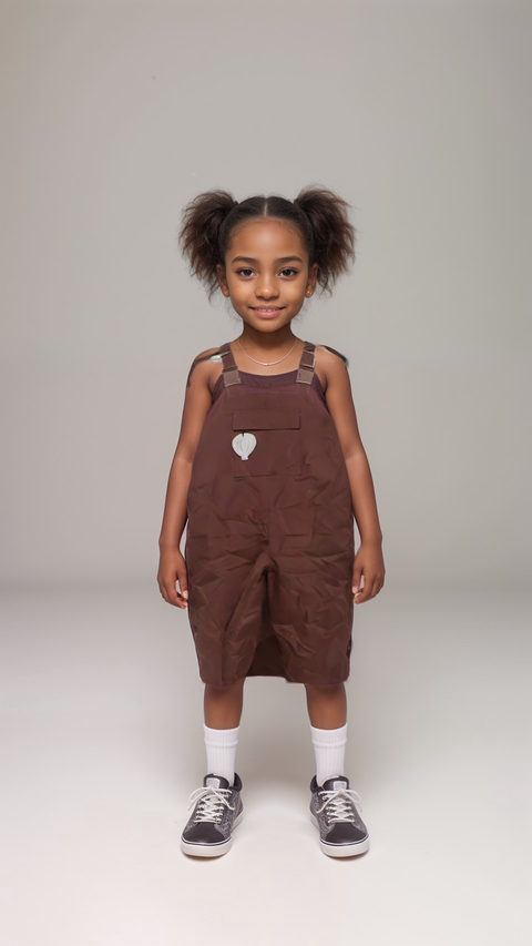 POMPdeLUX Kid's Dark Brown Ski Jumpsuit  |POMPdeLUX in Lebanon