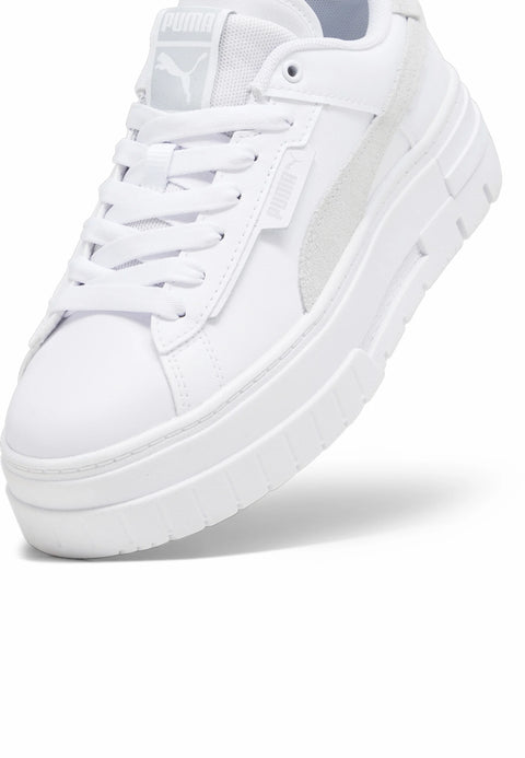 Puma Women's White Mayze Crashed Trainers Sneaker | Puma In Lebanon