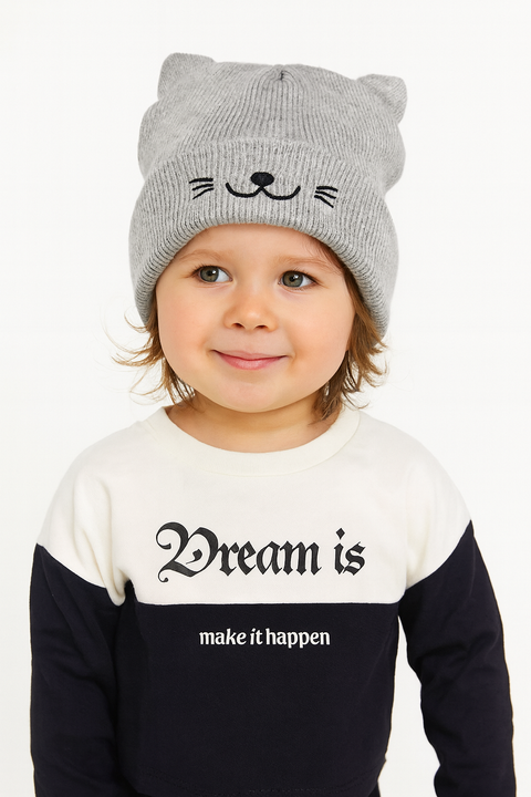 Terranova Girl's Light Grey Beanie | Terranova In Lebanon