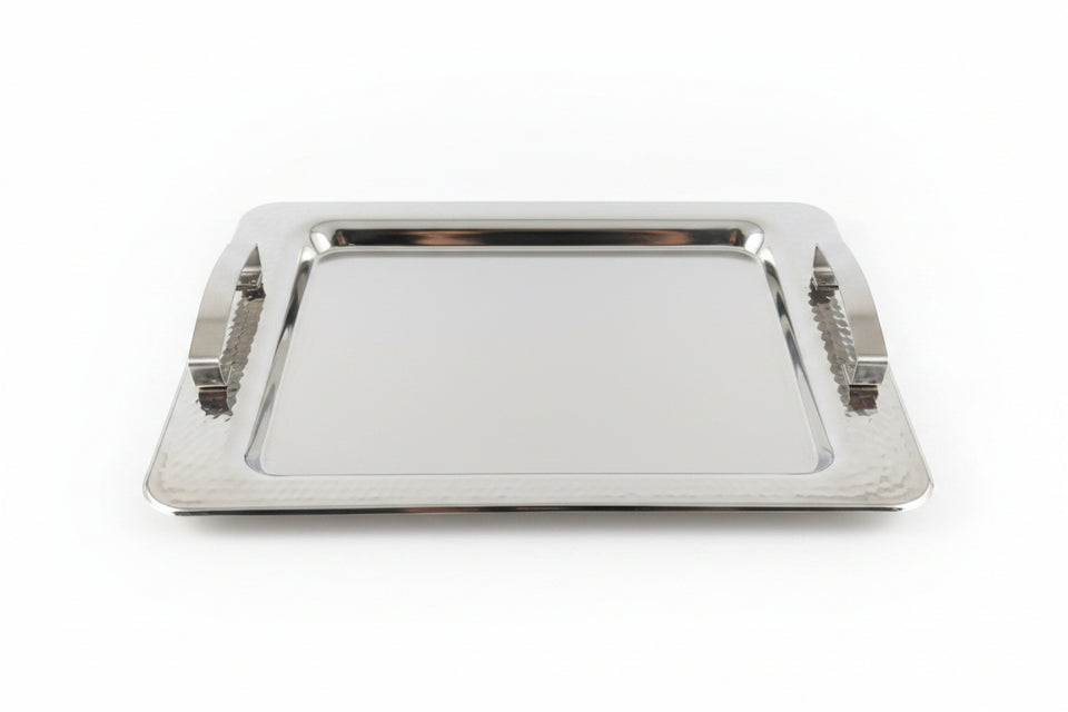 Lucky Tiger Stainless Steel Square Tray (SO-1558)