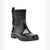 Calvin Klein Women's Black Sisely Pull-on Lug Sole Logo Cold Weather Rain Boots