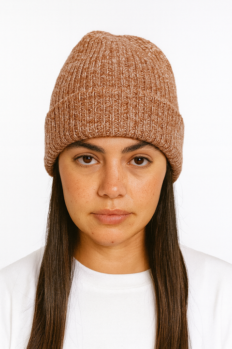 Forever 21 Women's Rust Ribbed Beanie Hat | Forever 21 In Lebanon