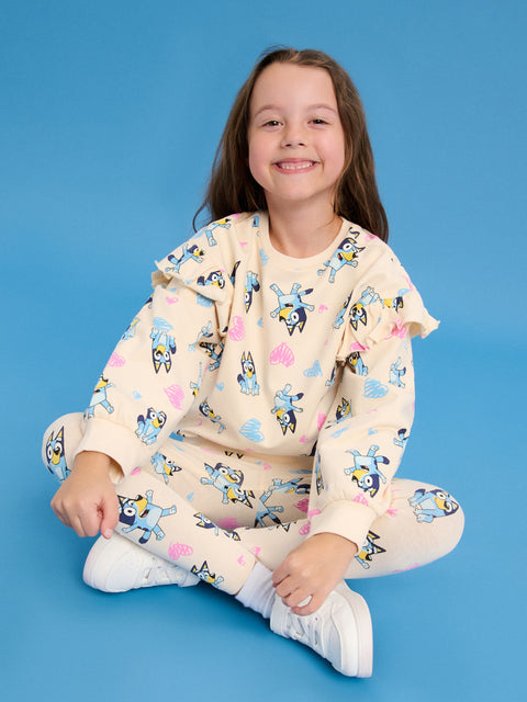 Sinsay Baby Girl's Cream Bluey  Sweatshirt  | Sinsay in Lebanon