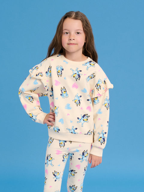 Sinsay Baby Girl's Cream Bluey  Sweatshirt  | Sinsay in Lebanon