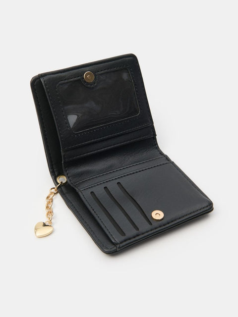 Sinsay Women's Black Leather Card Wallet | Sinsay In Lebanon