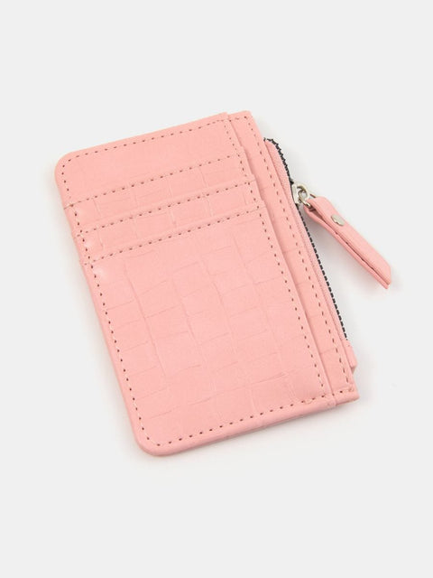 Sinsay Women's Light Pink Leather Card Wallet | Sinsay In Lebanon
