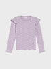 Sinsay Light purple floral blouse AYA